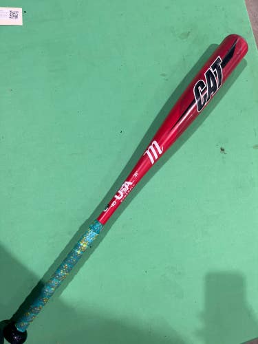 Used Marucci CAT Bat USABat Certified (-10) Alloy 21 oz 31"