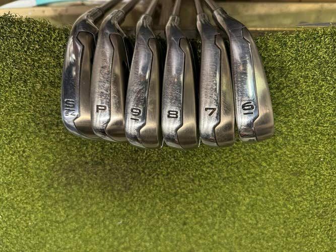 Callaway Great Big Bertha 6-PW & SW Iron Set, Helium Senior Flex, RH