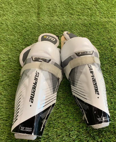 Used Junior Bauer Supreme S170 Shin Pads 10"