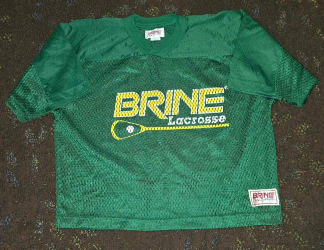 Vintage Brine Lacrosse Mesh Crop Top Jersey S/M Made in USA