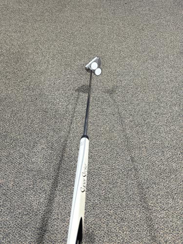 Used Men's Odyssey White Hot 2-Ball Mallet Putter Right Handed 38"