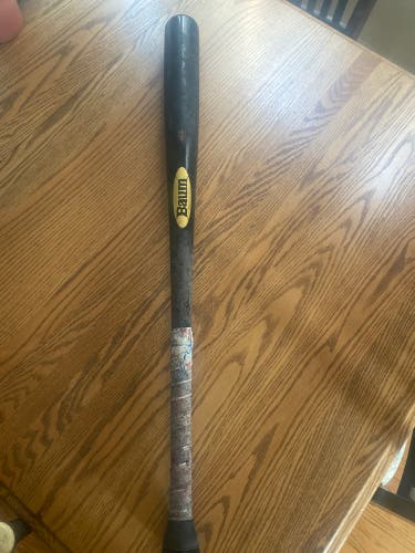 Used  Baum BBCOR Certified Wood Composite 30 oz 33" Gold Stock Bat