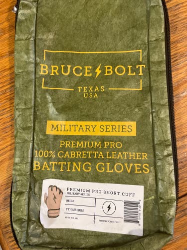 Used Medium Bruce Bolt Batting Gloves