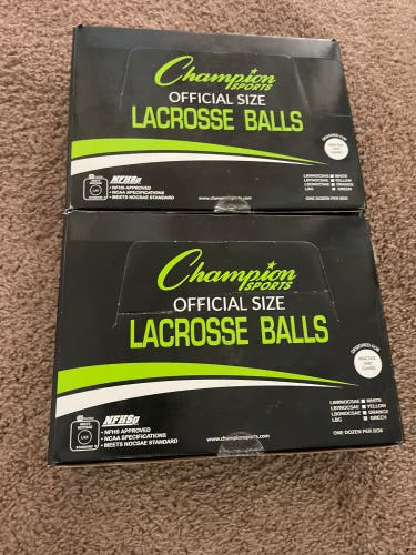 24 Champion Lacrosse Balls