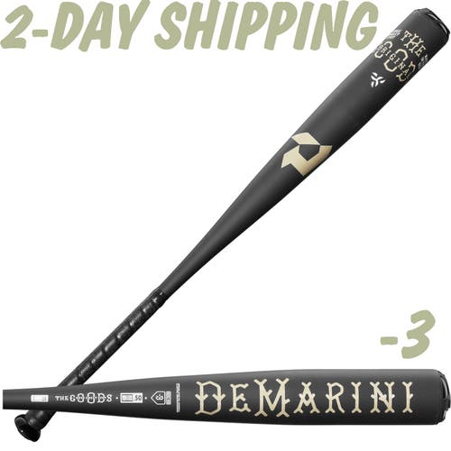 *NEW* 2025 DeMarini The Goods One 33"/30 oz 1-Piece Alloy BBCOR Bat w/EXPANDED WARRANTY ►2-DAY SHIP◄