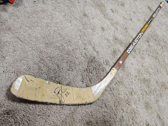 RICK TOCCHET 96'97 Signed Washington Capitals NHL Game Used Hockey Stick COA