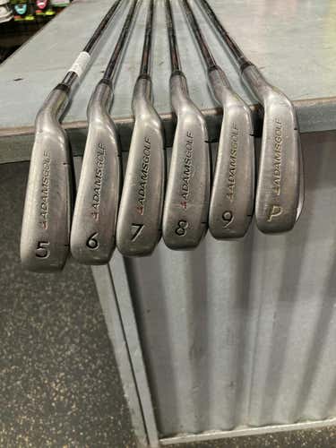 Used Adams Idea Hybrid Irons 5i-pw Regular Flex Steel Shaft Iron Sets