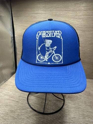 Quicksilver Skeleton Surfer Trucker Hat SnapBack