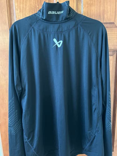 Like New Bauer Neck Protect Senior Long Sleeve Shirt XXL