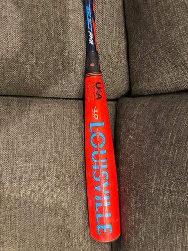 Used 2024 Louisville Slugger Select PWR USABat Certified Bat (-10) Alloy 20 oz 30"