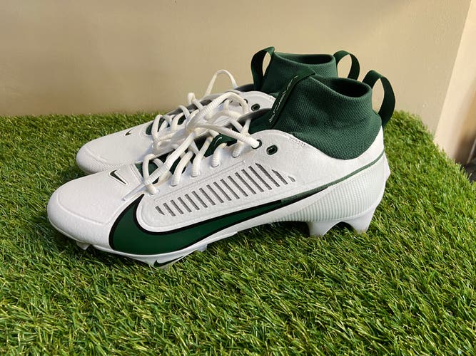 *SOLD* Nike Vapor Edge Pro 360 2 Mid Men Football Cleats Green Size 9.5 FJ1581-130 NEW