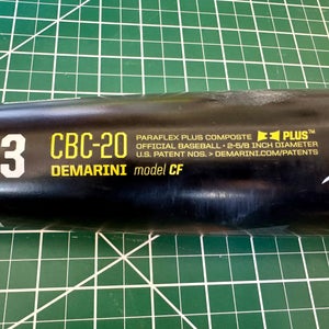 Used Demarini CF BBCOR 33" 30oz -3 2020