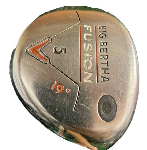 Callaway Big Bertha Fusion 5 Wood 19* RH 65g Regular Graphite 41.5" New Grip HC