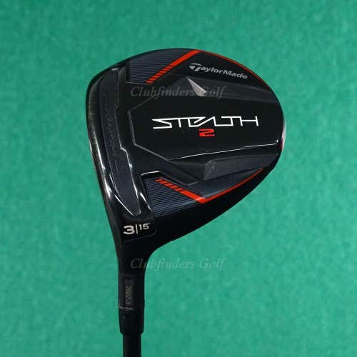 LH TaylorMade Stealth 2 15° Fairway Wood 3 ACCRA Tour Z X455 M4 Graphite Stiff