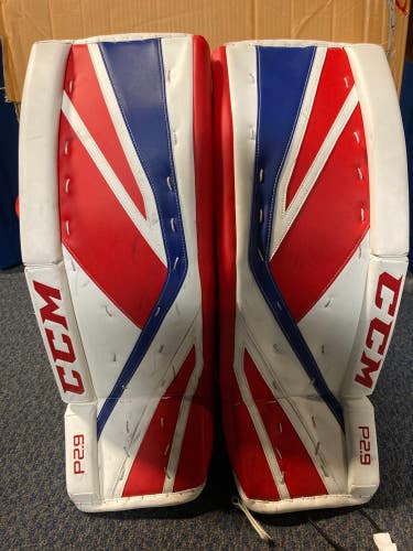 Used 33" Senior CCM Premier P2.9 Goalie Leg Pads