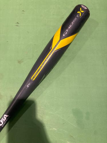 Used Kid Pitch (9YO-13YO) 2018 Easton Ghost X Hyperlite Bat USABat (-11) Composite 19 oz 30"