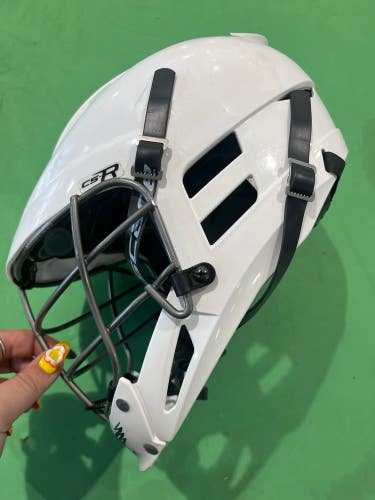 White Used Youth Cascade CS-R Youth Helmet