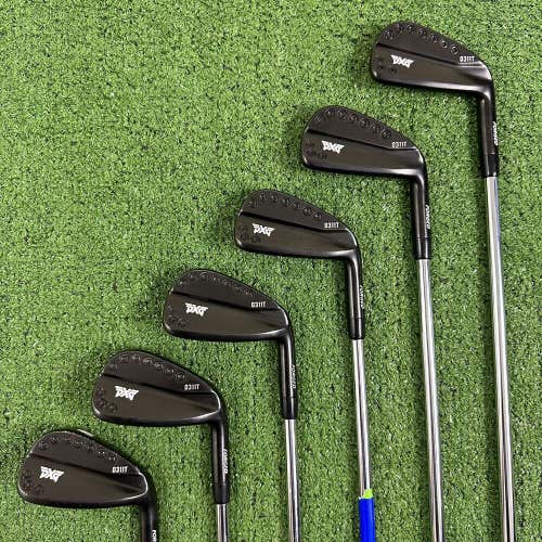 PXG 0311T Gen1 Xtreme Dark Black 5-PW Iron Set Project X LZ 6.5 Extra Stiff Flex