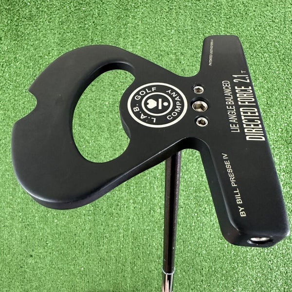 L.A.B. Directed Force 2.1 Putter Matte Black Dynamic Gold 100 Steel RH 34.5”