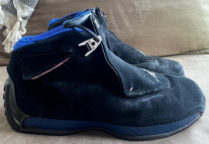 OG Jordan XVII (18) Used Size 11 Air Jordan Shoes Black Blue