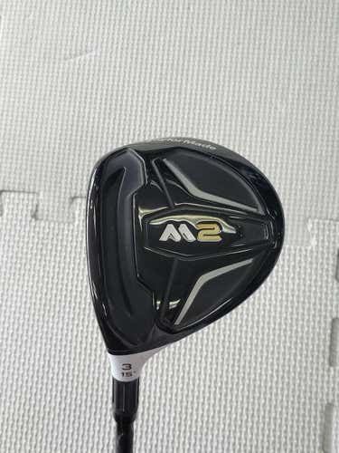 Used Taylormade M2 3 Wood Regular Flex Graphite Shaft Fairway Woods