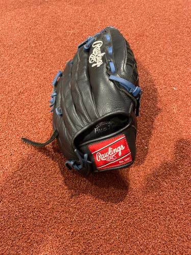 Black Used Rawlings Select Series Right Hand Throw Pitcher's Baseball Glove 12.25"