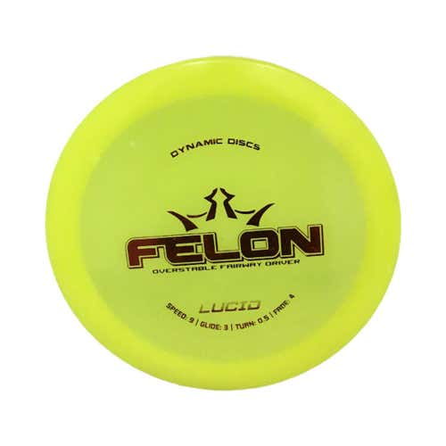 Used Dynamic Discs Lucid Felon 175g Disc Golf Drivers