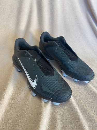 Black Used Size 12 (Women's 13) Adult Men's Nike Low Top Molded Cleats