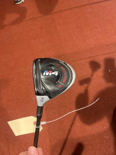 Used Men's TaylorMade M4 Fairway Wood Left Hand Extra Stiff Flex 3 Wood