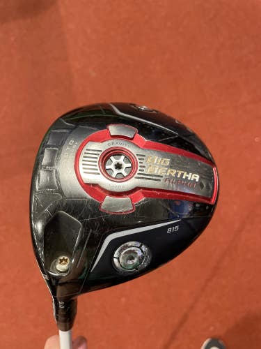 Used Men's Callaway Big Bertha Alpha 815 Driver Left Hand X-Stiff Flex 9 Loft