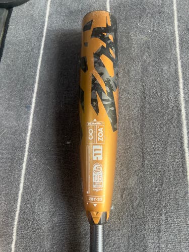 Used 2023 DeMarini USSSA Certified Composite 17 oz 28" Zoa Bat