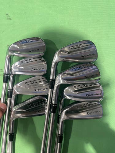 Used Men's TaylorMade P790 Iron Set Left Hand Stiff Flex Graphite Shaft (4-P,A)