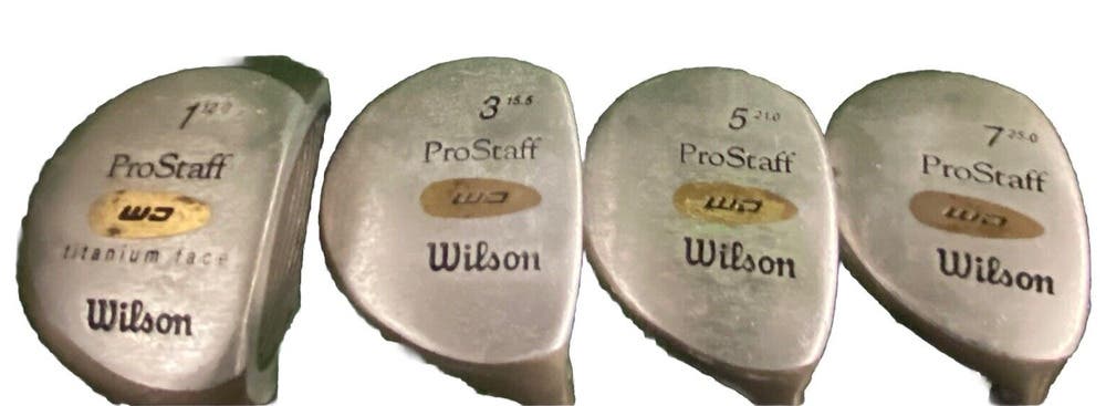 Wilson ProStaff WD Wood Set 1W, 3W, 5W, 7W Ladies Graphite New Grips Women's RH