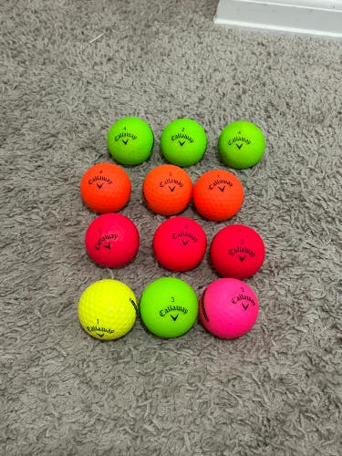 Used Callaway Supersoft Balls