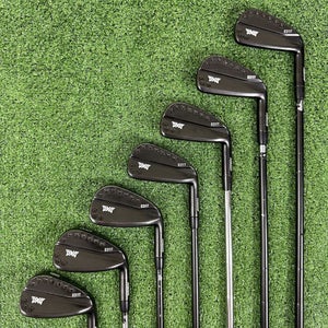 READ PXG 0311T Gen1 Black Xtreme Darkness 4-PW Iron Set DG Tour Issue X100