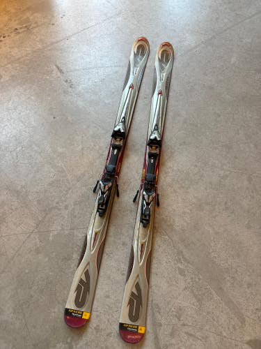 Used K2 Apache Radius X 170 cm All Mountain Skis With Bindings Max Din 10