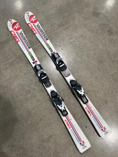 Used Rossignol Edge 130 cm All Mountain Skis With Bindings