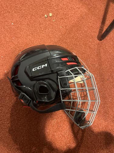 Black Junior Used CCM Tacks 70 Helmet