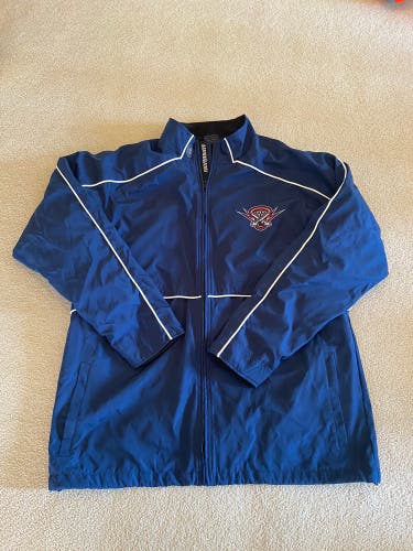 Men’s Warrior Boston Cannons MLL Coaches Jacket 10th Anniversary XL