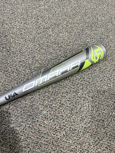 Used Kid Pitch (9YO-13YO) 2020 Louisville Slugger Omaha Bat USABat Certified (-10) Alloy 19 oz 29"