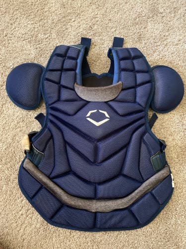 Pro SRZ Evo shield, chest protector navy blue
