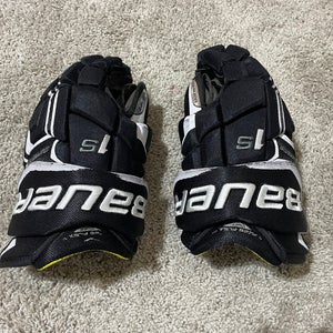 Used  Bauer 14"  Supreme 1S Gloves