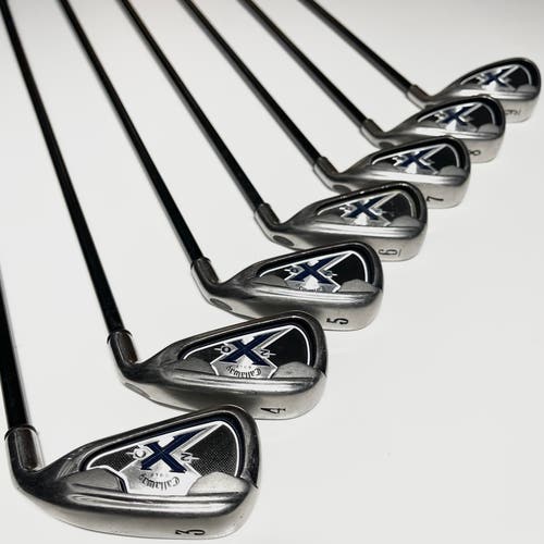 Callaway X20 Iron Set 3-9 Right Handed Regular Flex Graphite Shafts