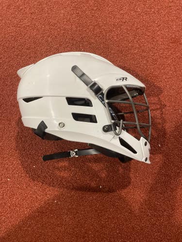 White Used Cascade CS-R Youth Helmet