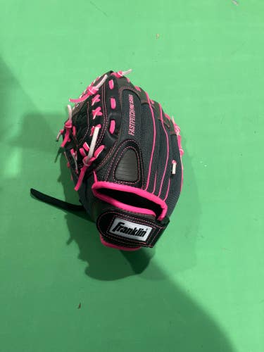 Pink Used Kid Pitch (9YO-13YO) Franklin Fastpitch Pro Left Hand Throw Softball Glove 11"