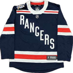 New York Rangers 2018 Winter Classic Blank Fanatics NHL Hockey Jersey Size XS