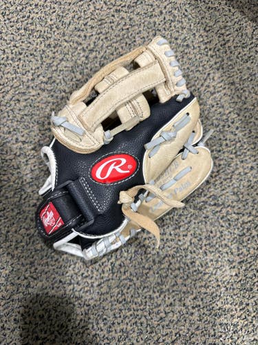 Brown Used Kid Pitch (9YO-13YO) Rawlings Playmaker Series Right Hand Throw Infield Baseball Glove 10