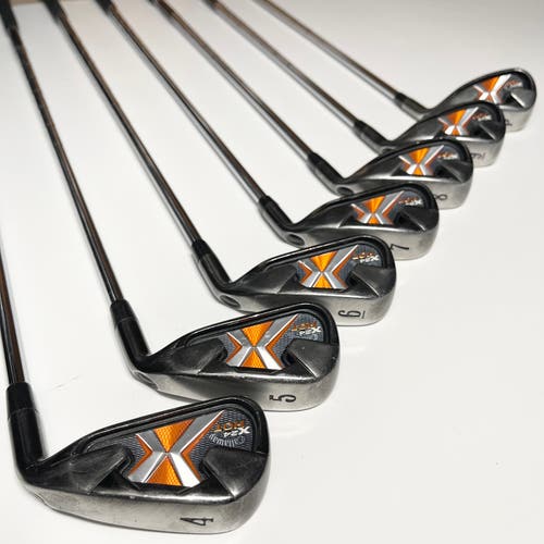 Callaway X24 Hot Iron Set 4-9, PW Right Handed Uniflex Steel Shafts