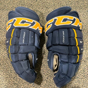 Blue Used Senior CCM HG 4R Pro Gloves 14"