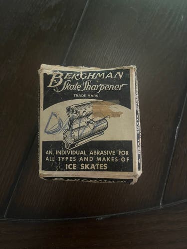 Vintage Berghman Hockey Skate sharpener